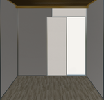White Left Door