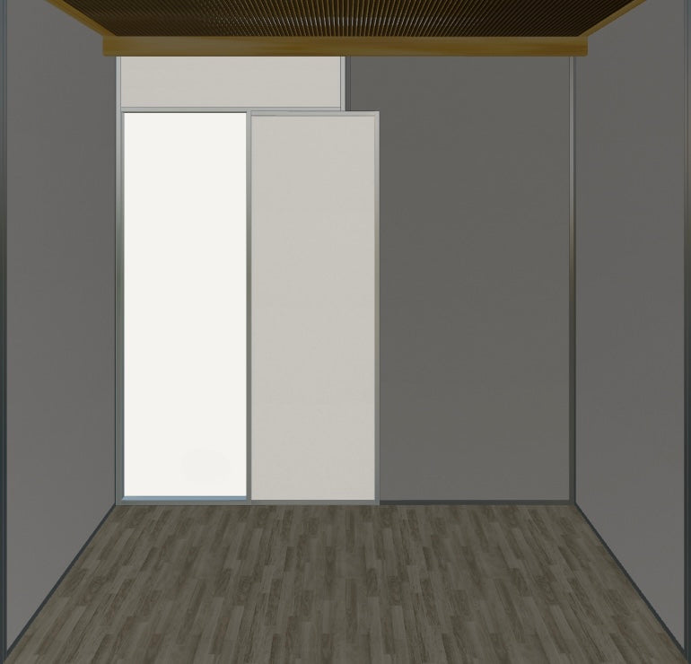 White Right Door